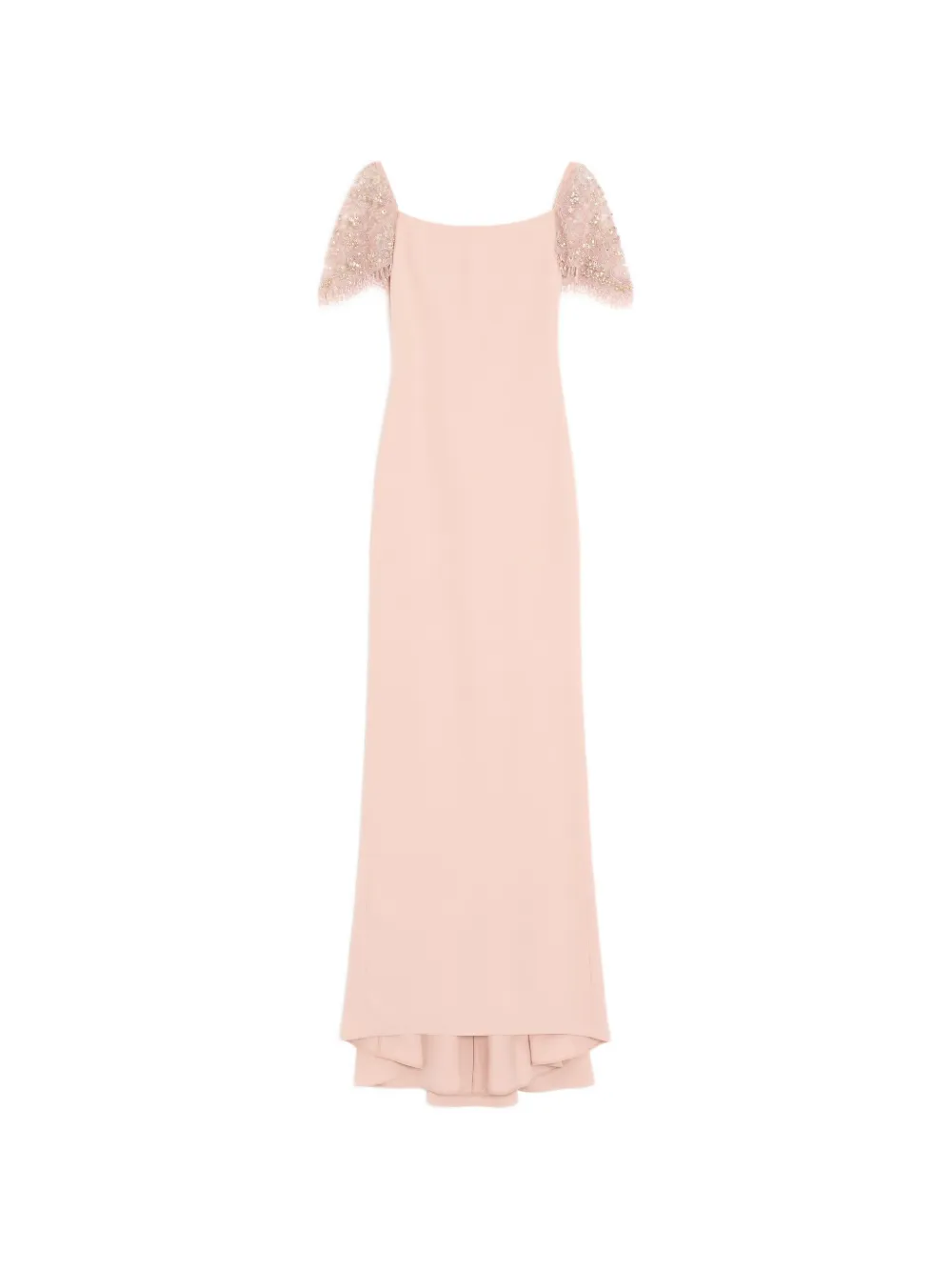 Valentino Garavani embroidered couture cady long dress - Rosa
