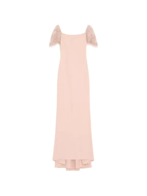 Valentino Garavani embroidered couture cady long dress