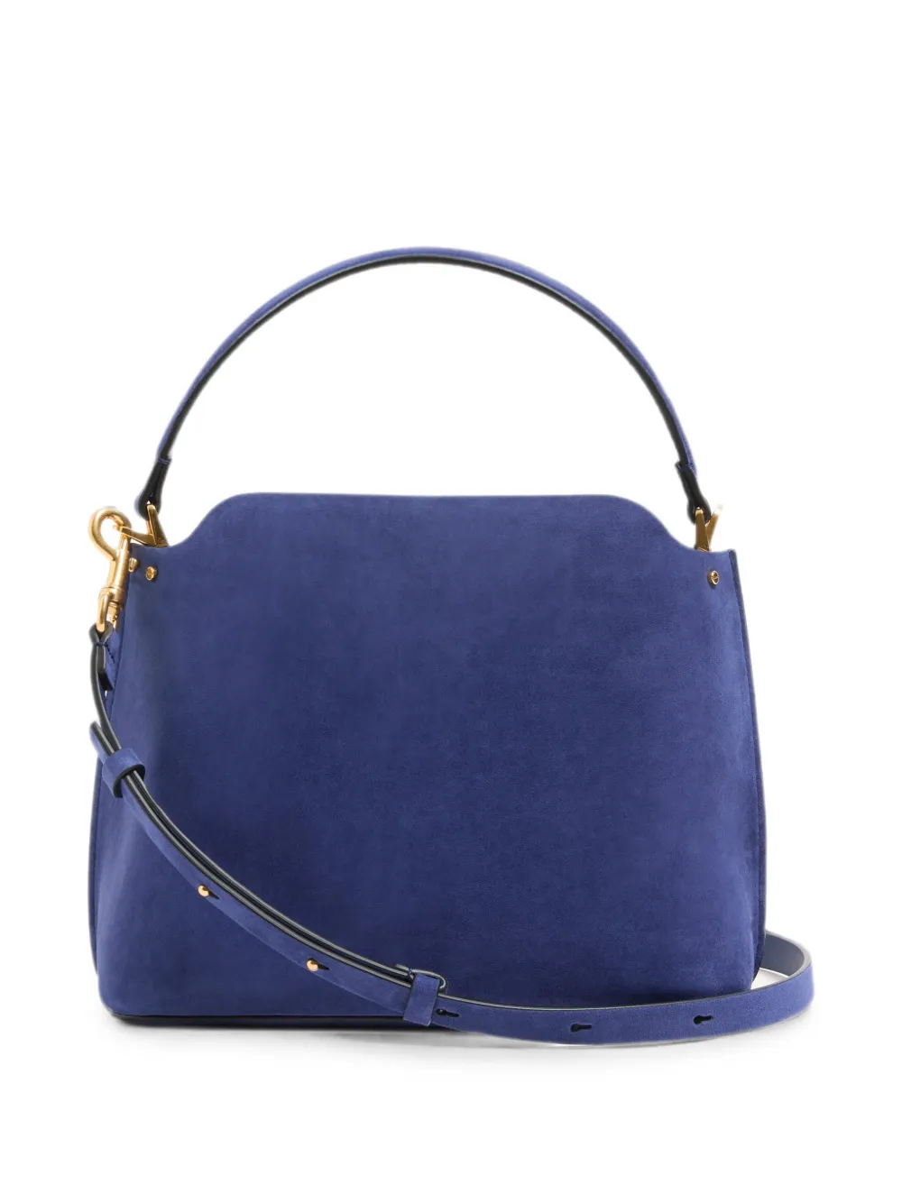 Valentino Garavani Fill Me suède handtas Blauw