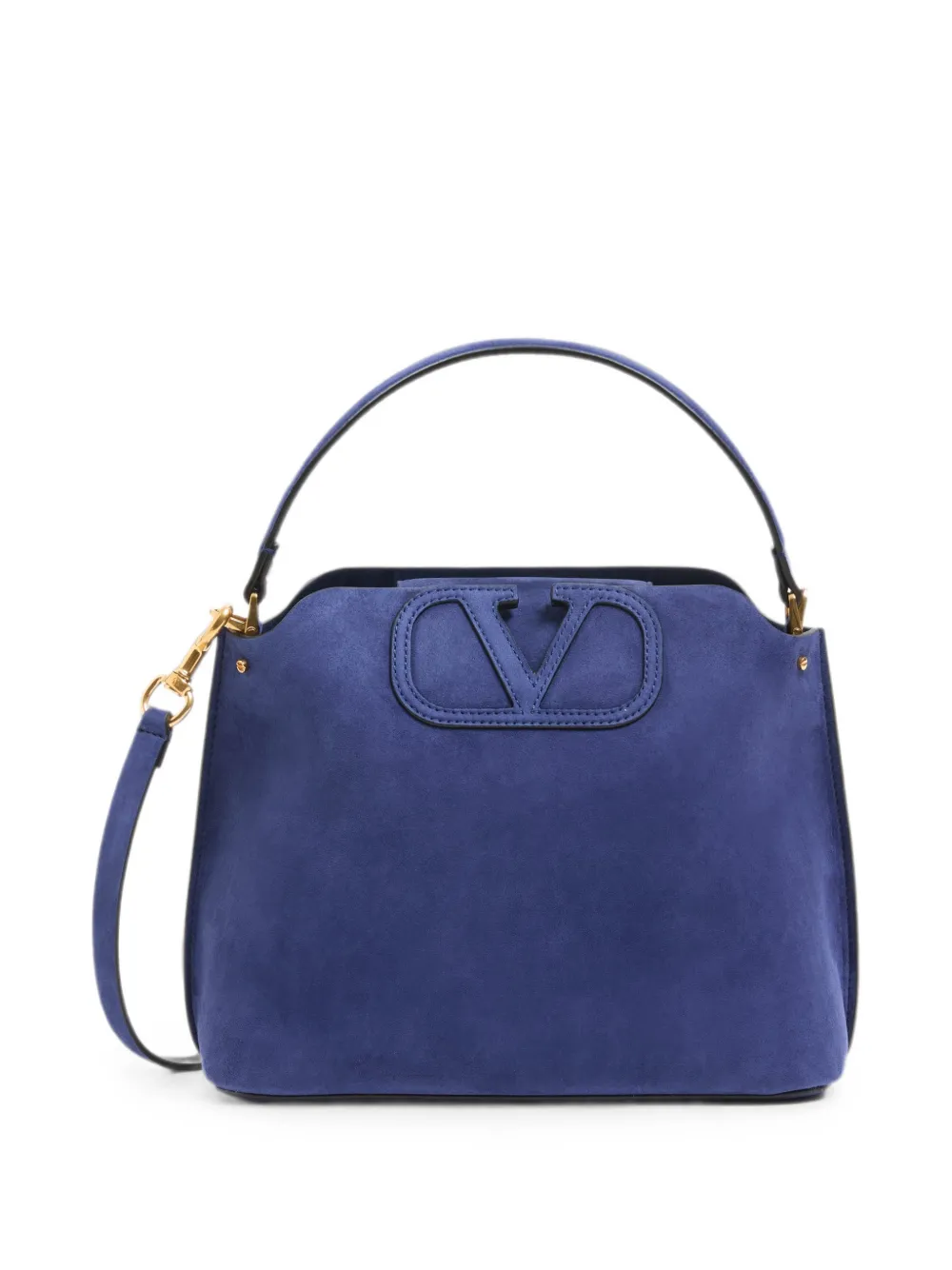 Valentino Garavani Fill Me suède handtas Blauw