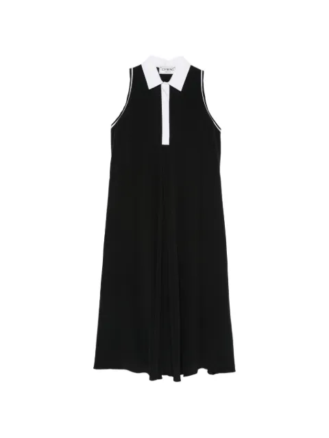 Iceberg sleeveless contrast-collar dress