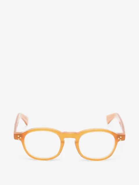 Lesca round-frame glasses