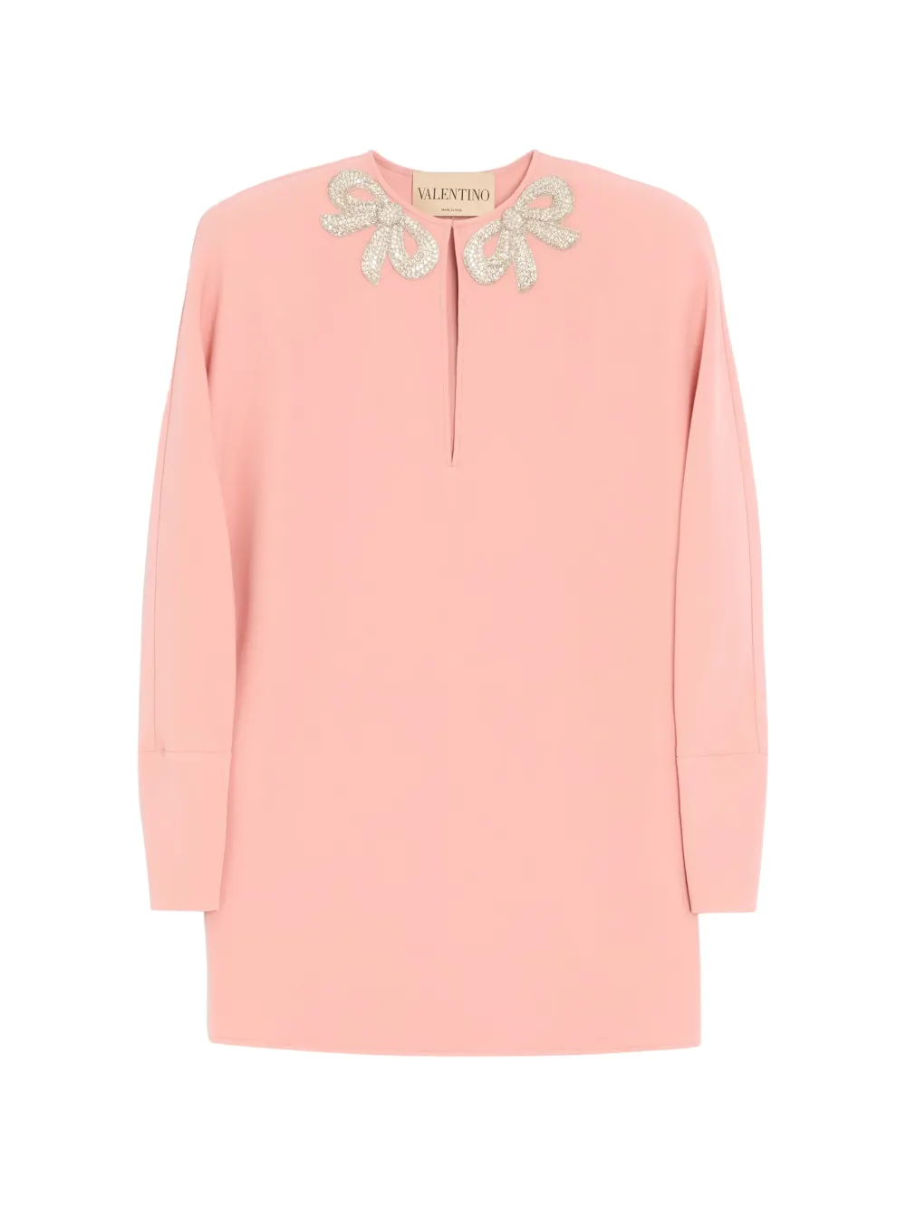 Valentino Garavani embroidered Cady Couture short dress - Rosa