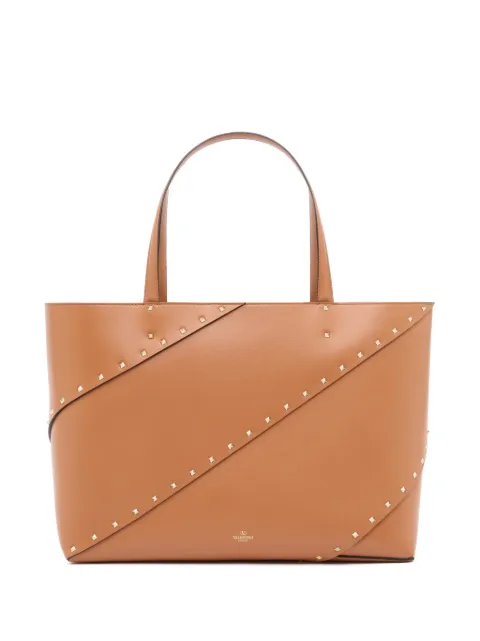 Valentino Garavani Rockstud Wispy calfskin shopping bag