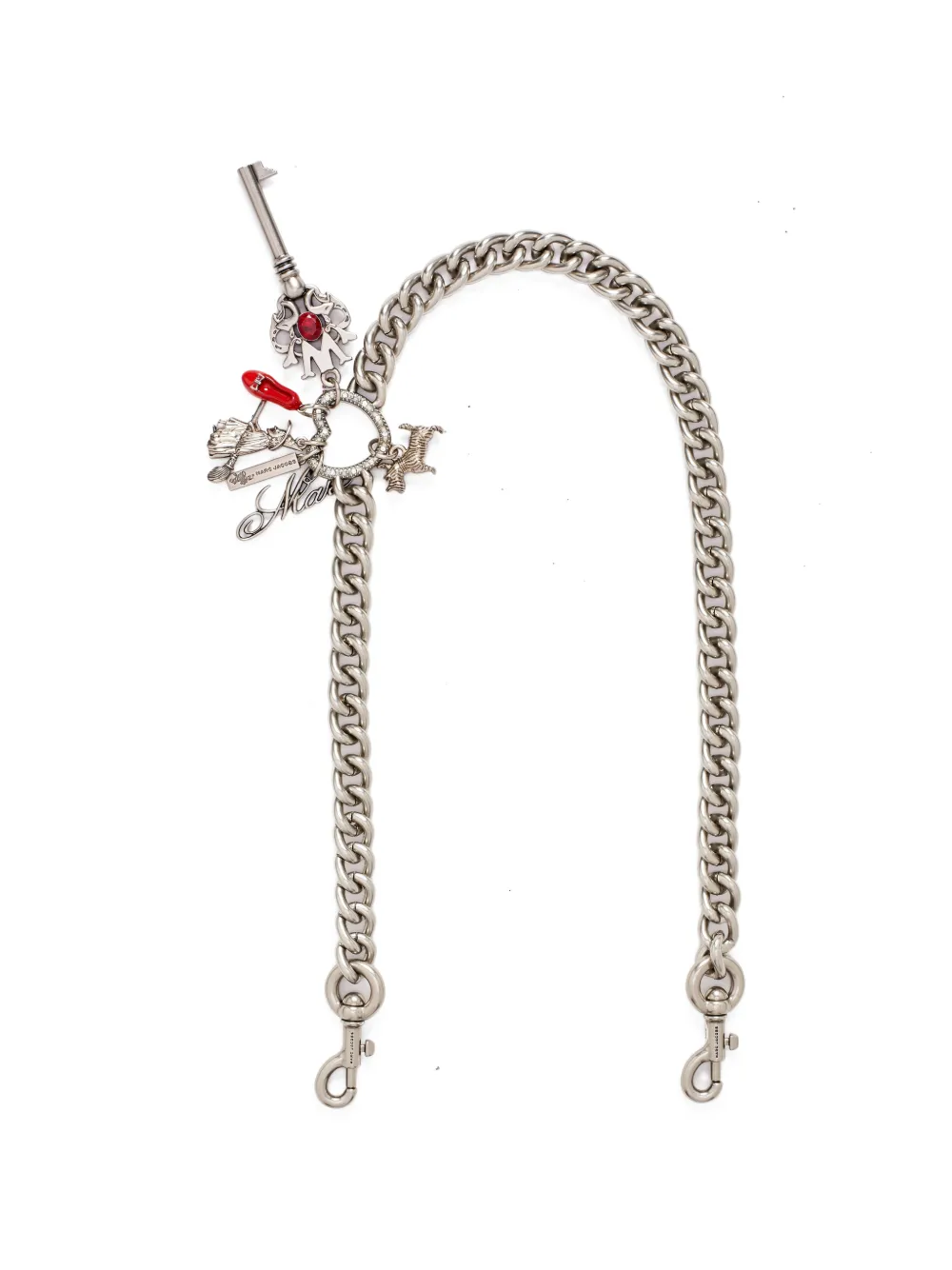 Marc Jacobs Wizard of Oz charm-embellished shoulder strap - Silver