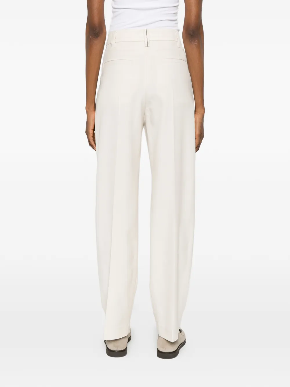 Brunello Cucinelli Straight broek Beige