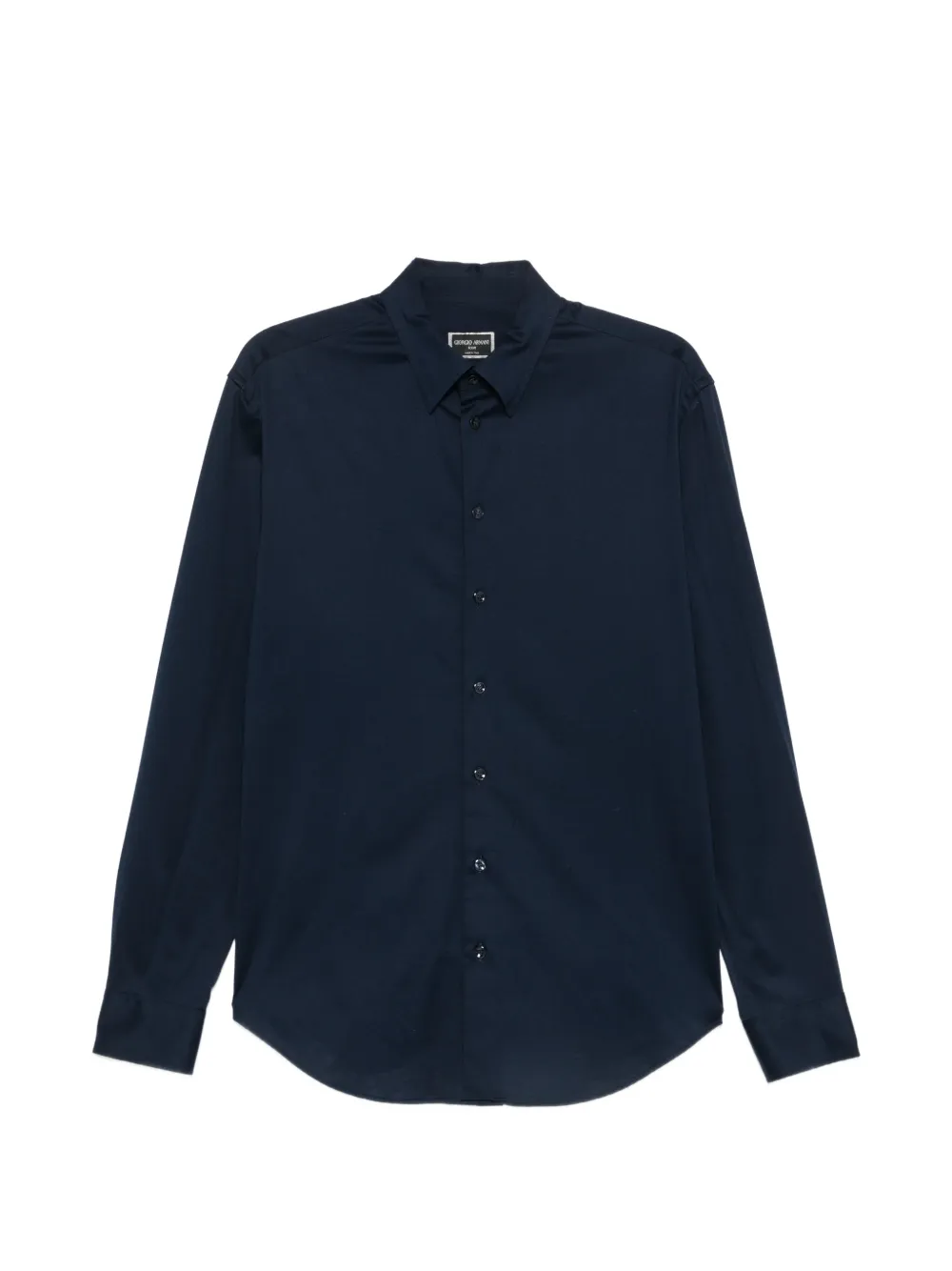 Giorgio Armani Icon long-sleeve shirt - Blau
