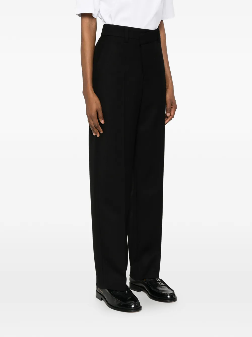 Brunello Cucinelli Straight plooibroek Zwart