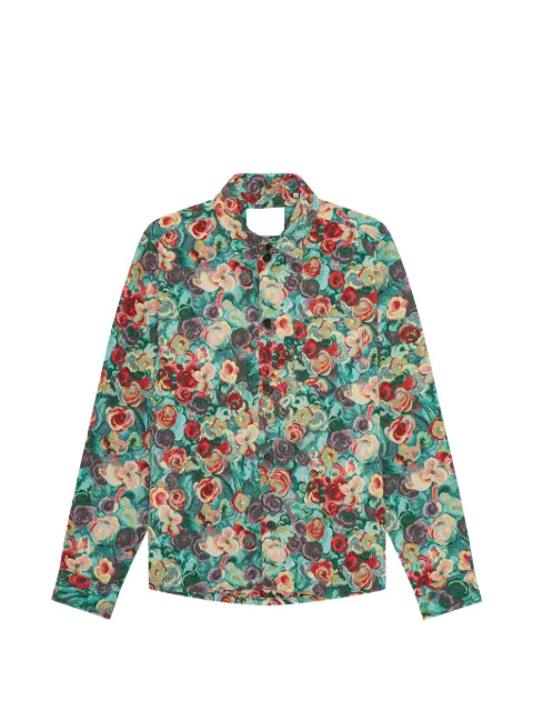 Les Deux floral-print shirt jacket