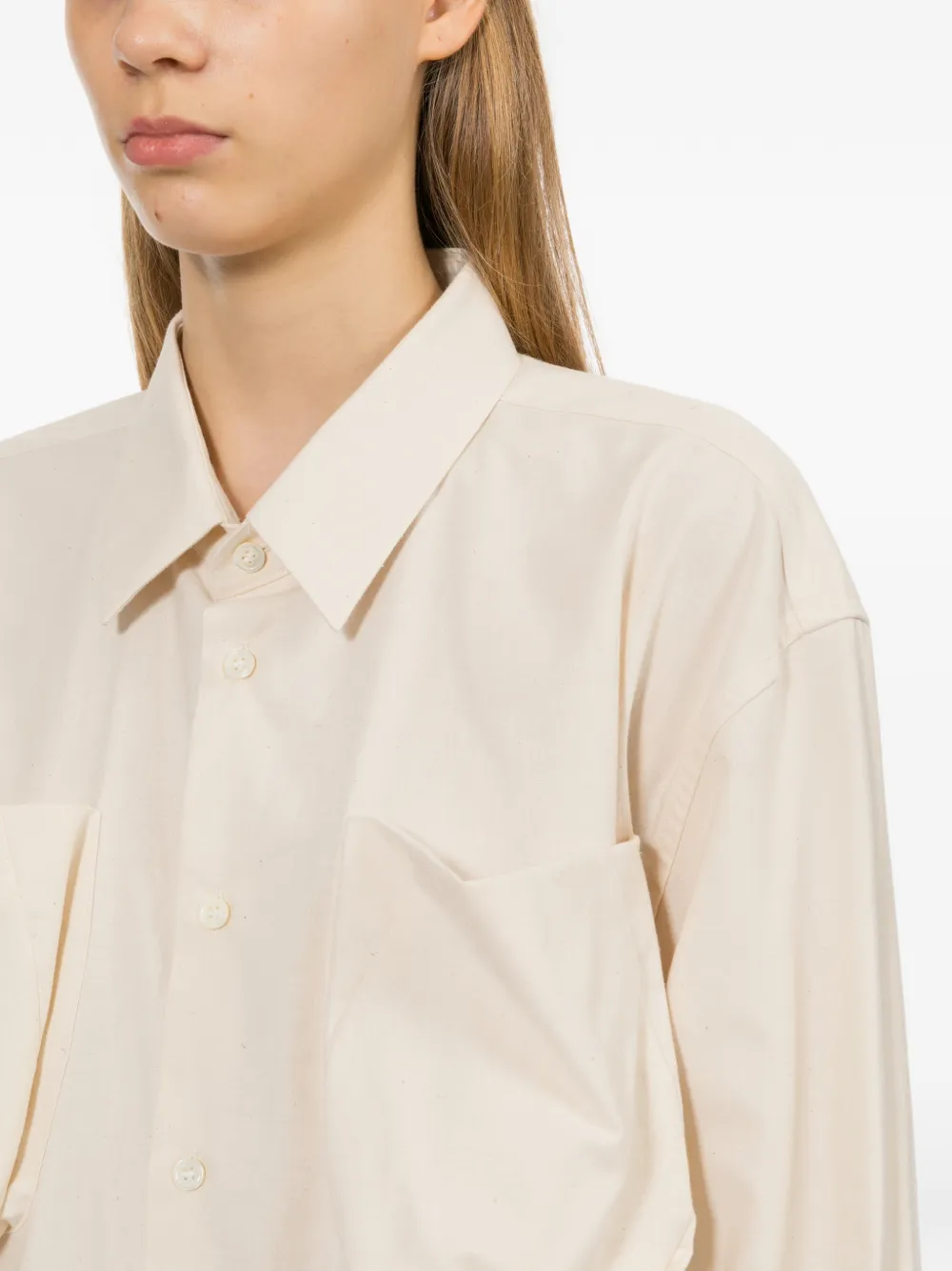 Comme Des Garçons Katoenen overhemd Beige