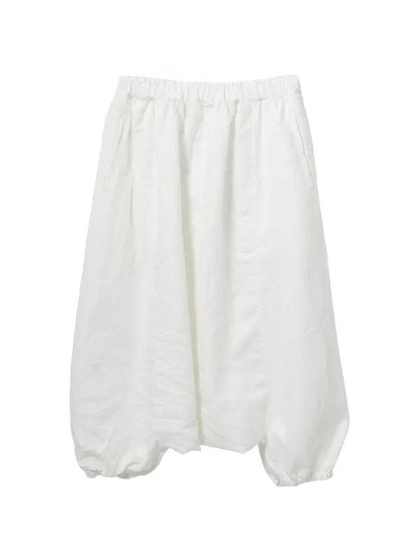 Comme des Garçons Elasticated-cuff Trousers in White
