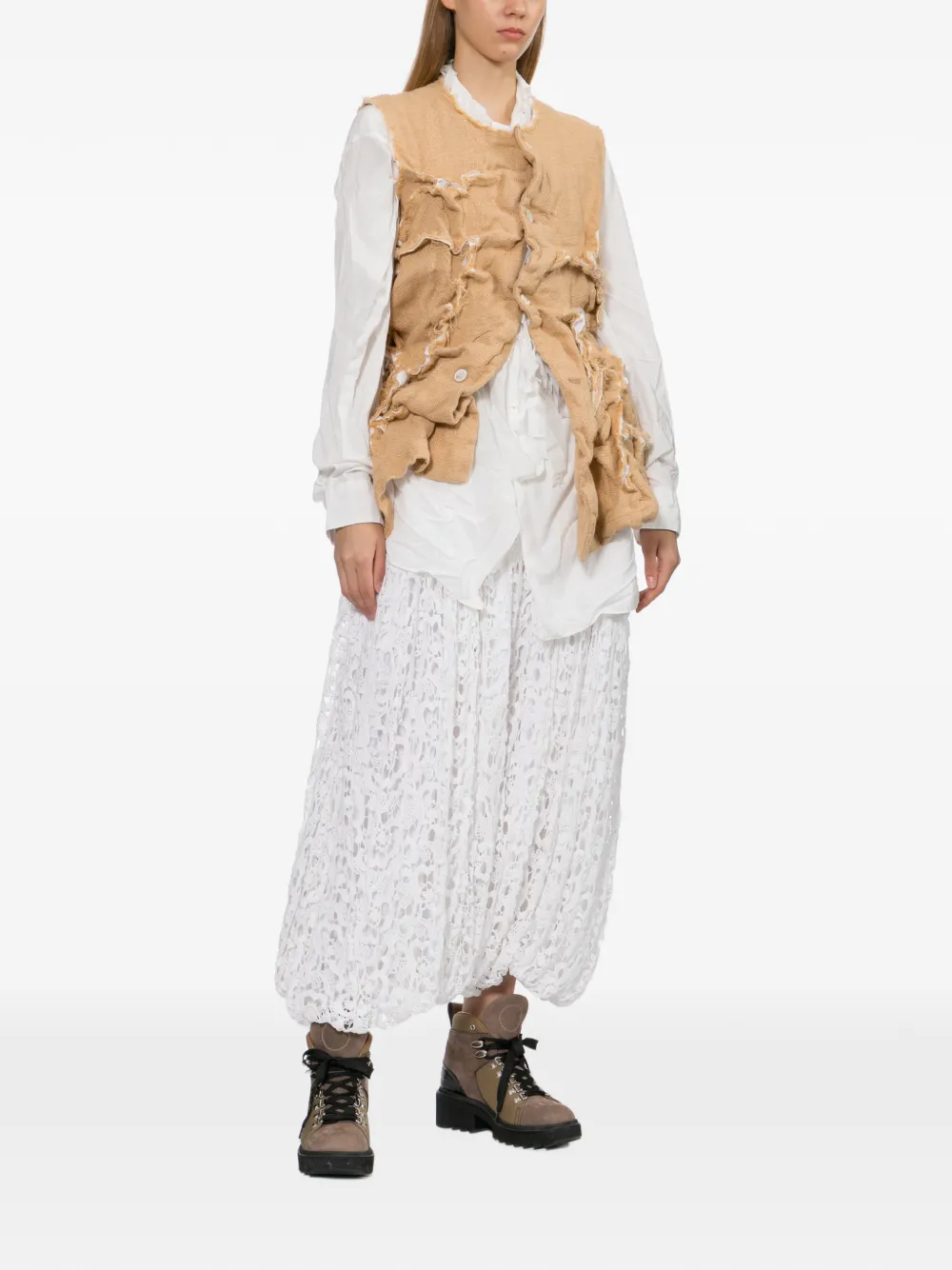 Comme Des Garçons ラッフル ジャケット | ニュートラル | FARFETCH JP