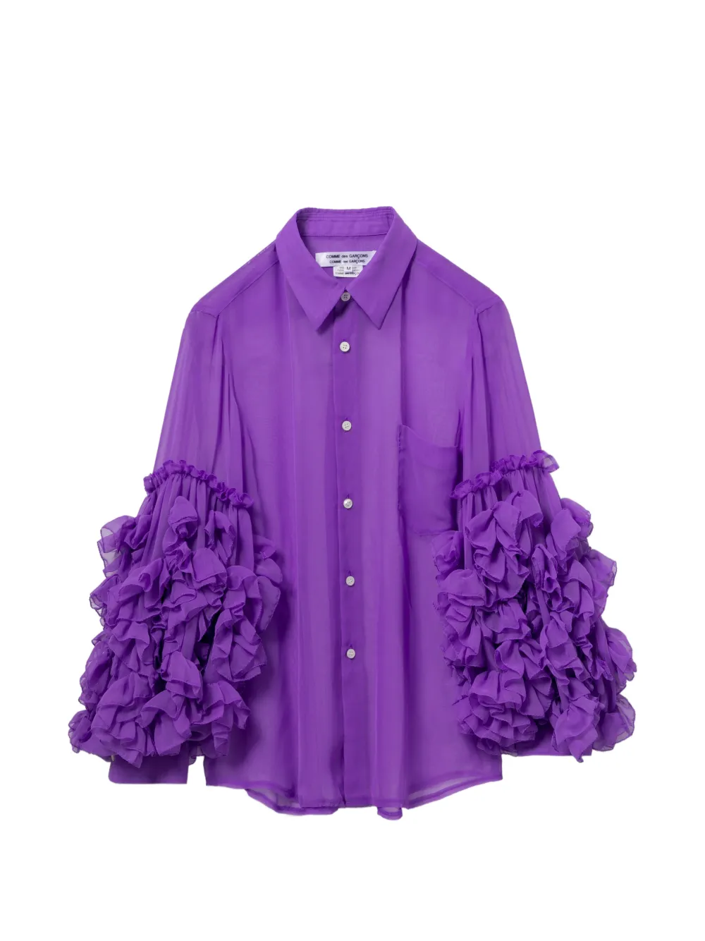 Comme Des Garçons Comme Des Garçons ruffled shirt - Viola
