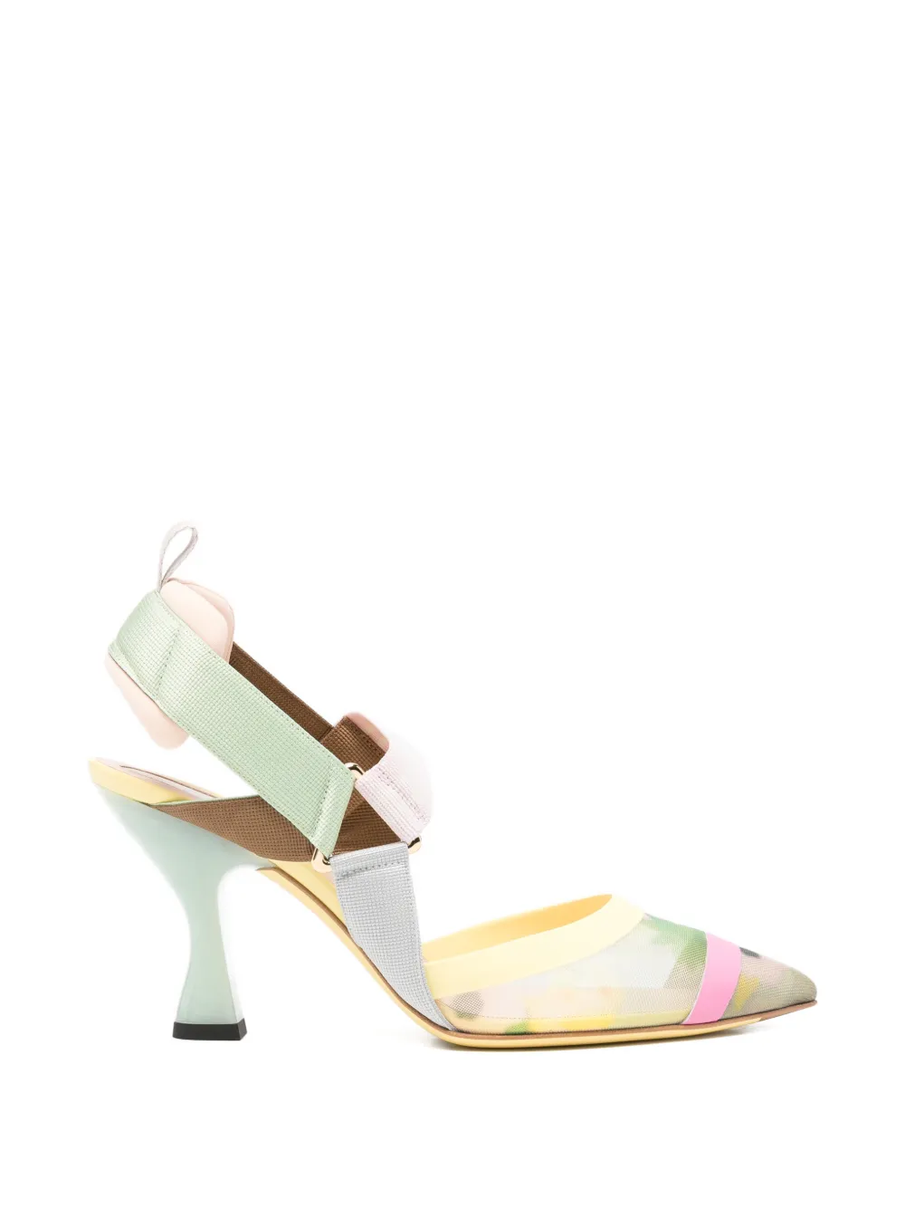 FENDI Colibrì mesh pumps - Toni neutri