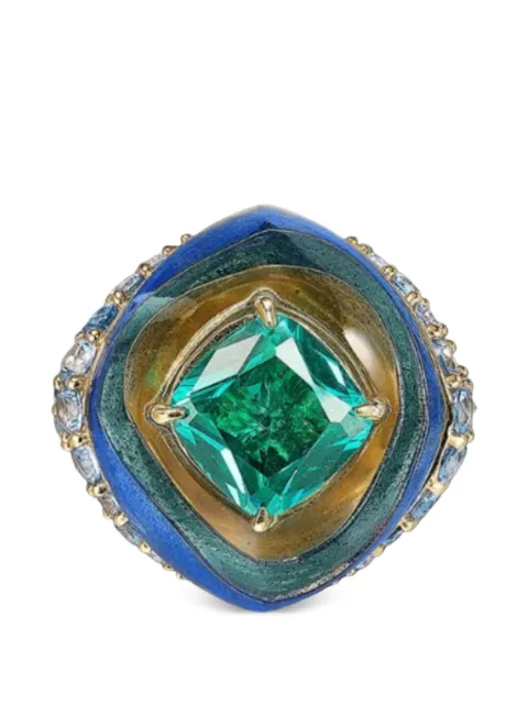 Anabela Chan Ocean Sugarloaf crystal-embellished ring