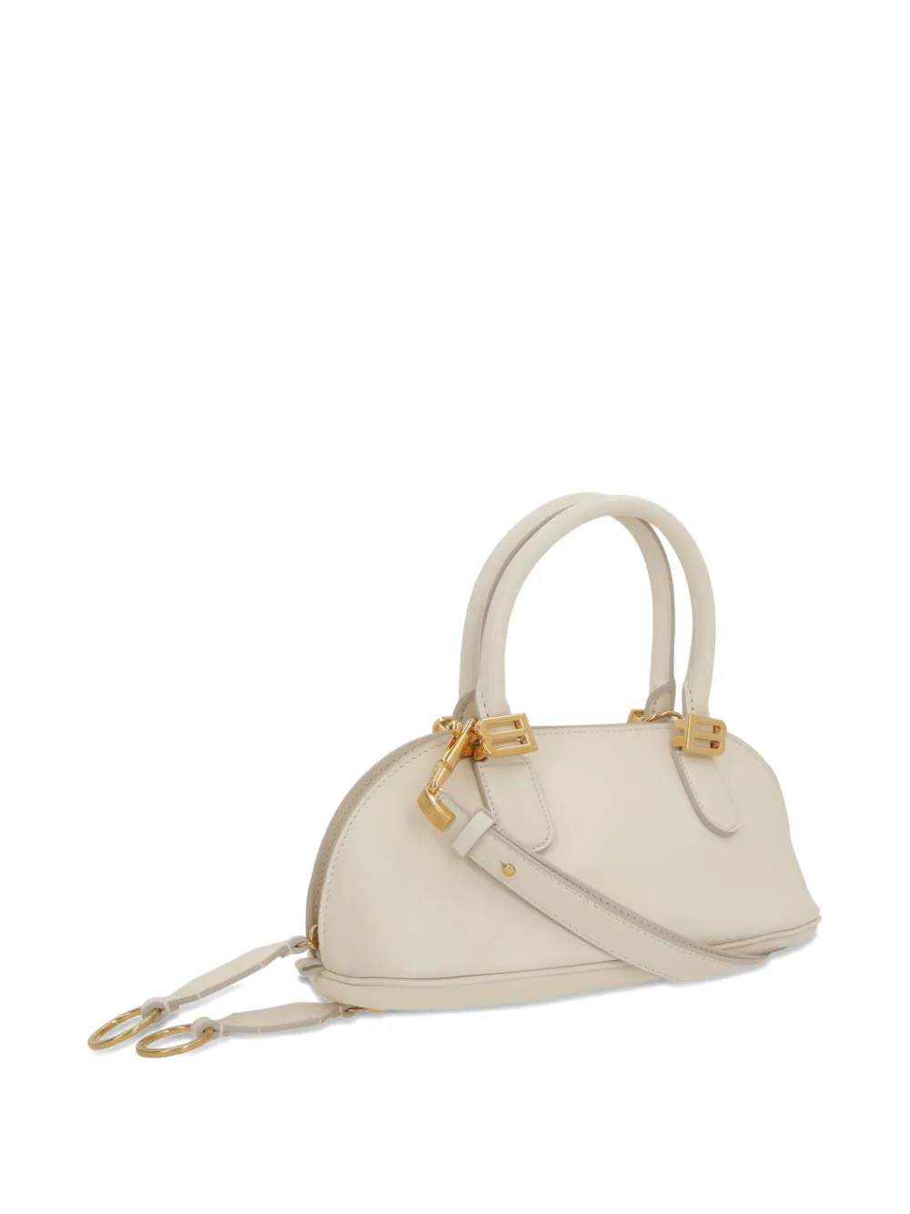Balenciaga Bolero mini-bowlingtas Beige