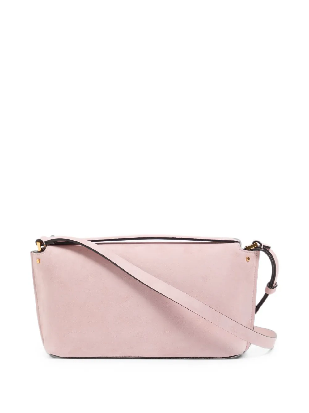 Valentino Garavani Fill Me suède schoudertas Roze