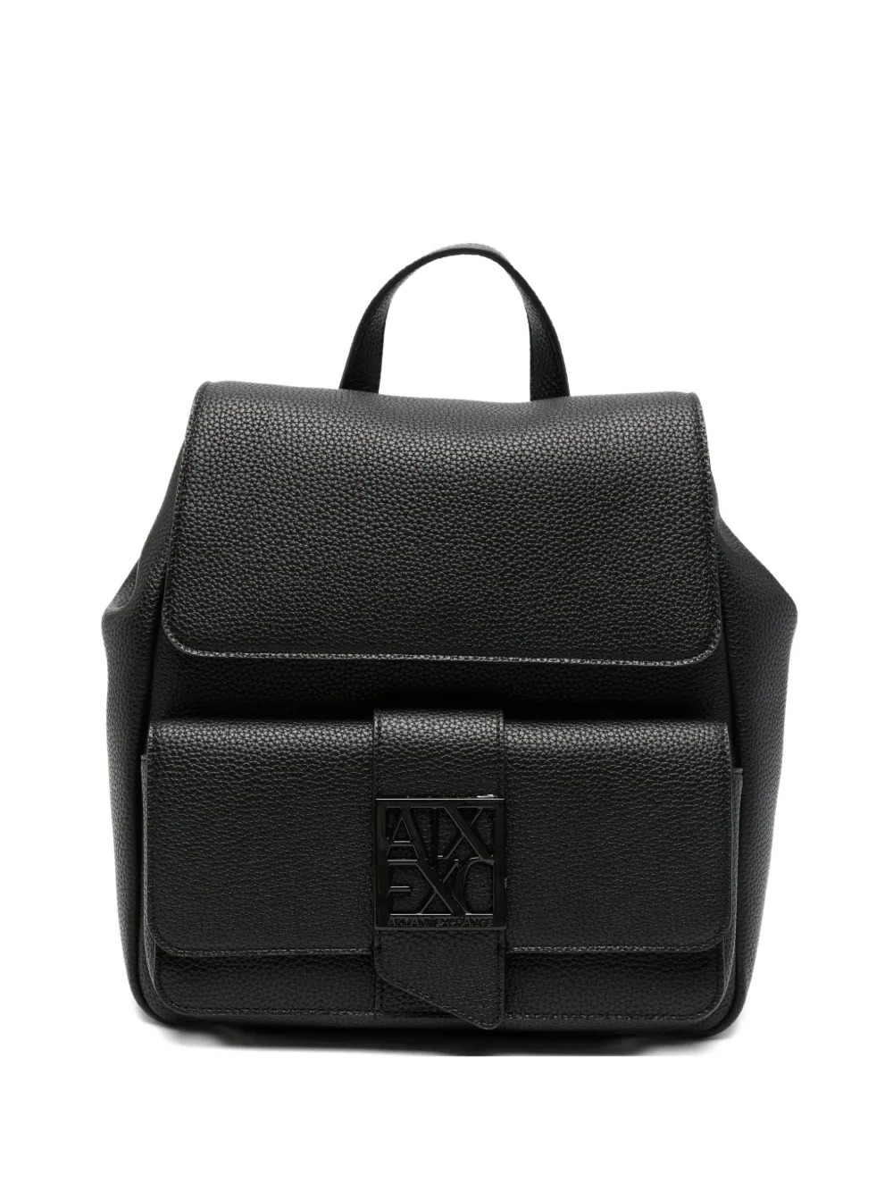 Armani Exchange Suzy pebbled leather backpack - Nero