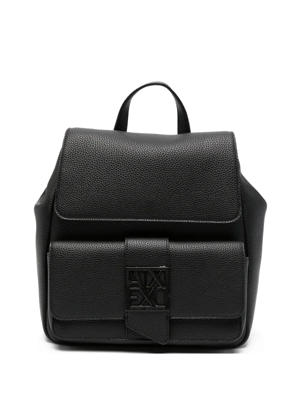 Armani Exchange Suzy pebbled leather backpack - Nero