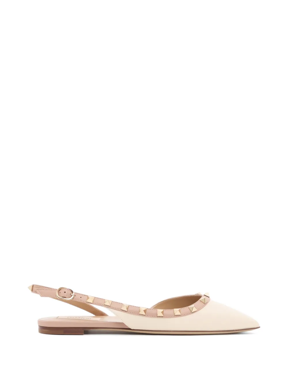Valentino Garavani Rockstud Pumps aus Kalbsleder - Nude