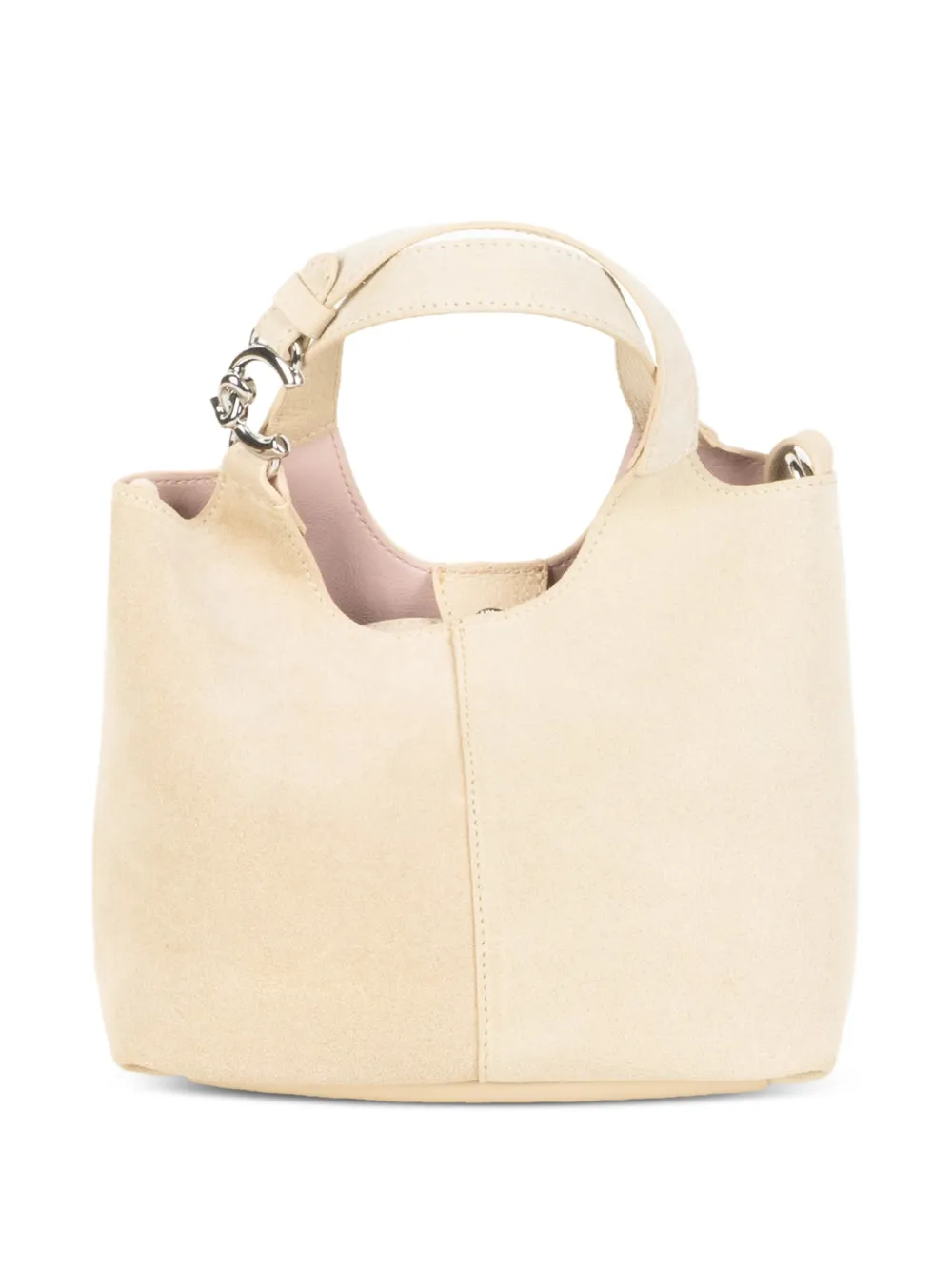 Coccinelle suede-finish top-handle bag - Toni neutri