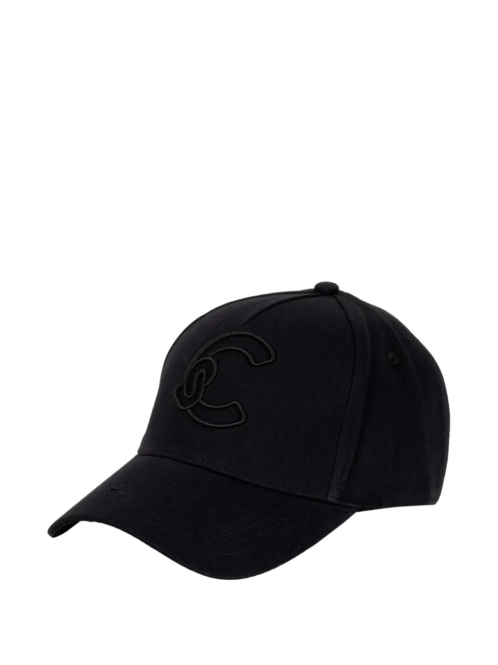 Coccinelle C-Me logo-embroidered baseball cap - Nero