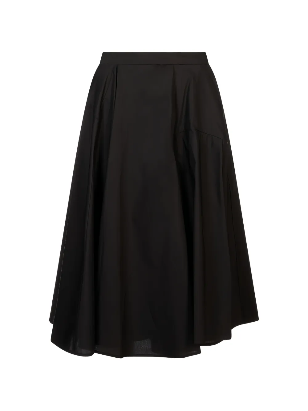 MeimeiJ pleated A-line midi skirt - Nero