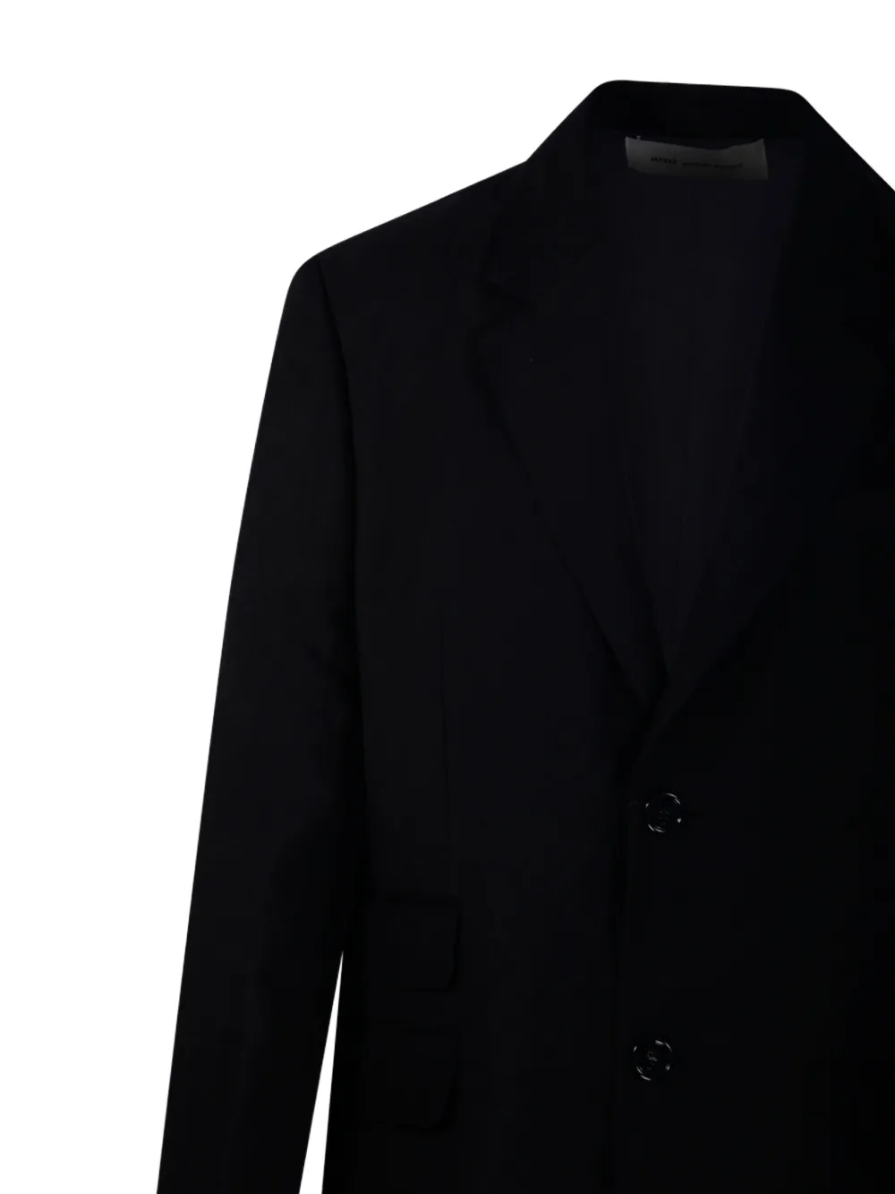 AMI Paris Blazer met enkele rij knopen Zwart