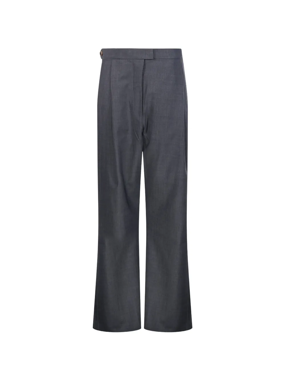 LITKOVSKA frayed-edge side-stripes trousers - Grigio
