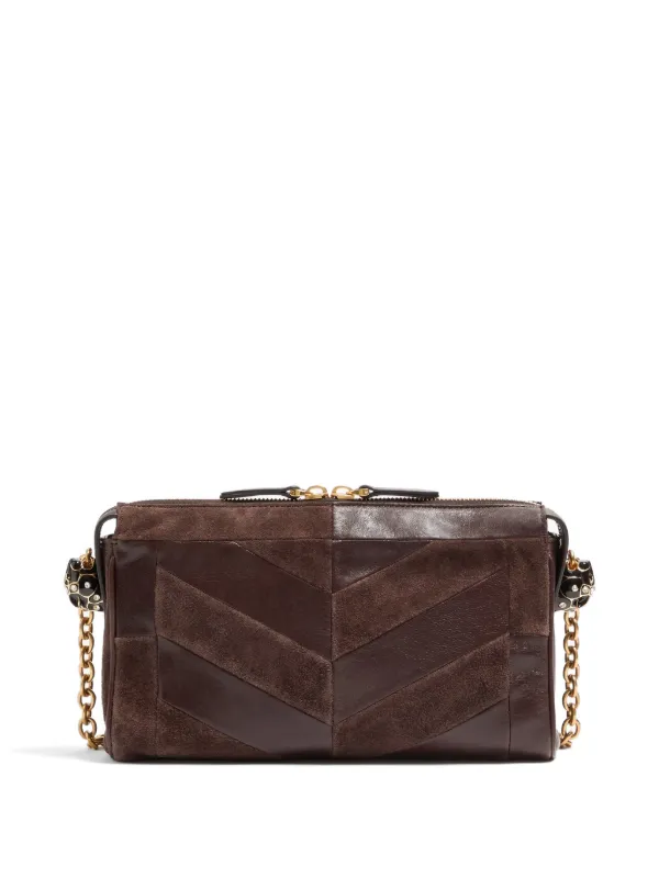 Valentino Garavani Small Panthea Cross Body Bag | Brown | FARFETCH