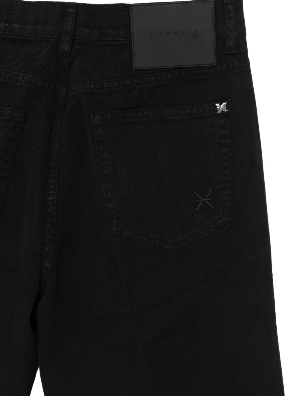 John Richmond Jeans met logoplakkaat Zwart