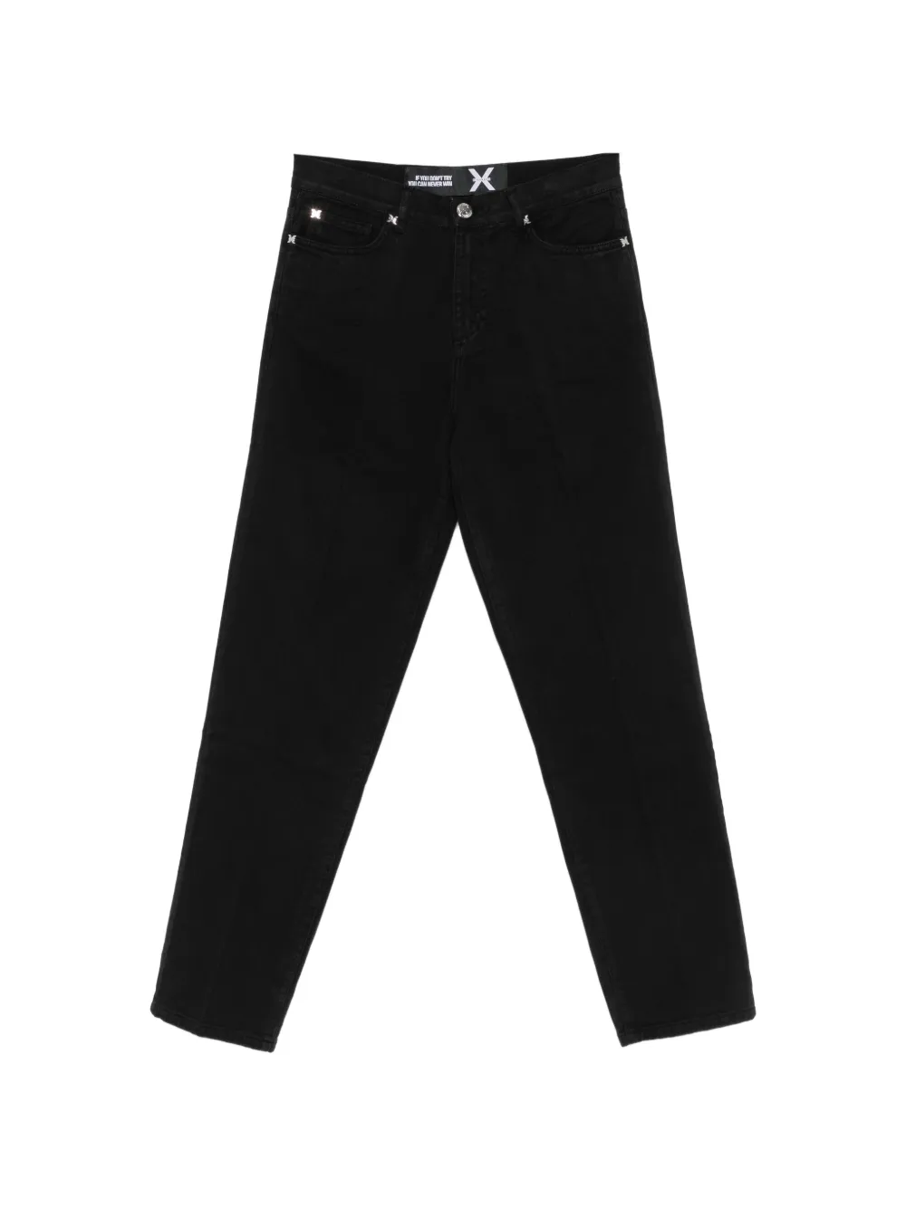 John Richmond logo-plaque jeans - Nero