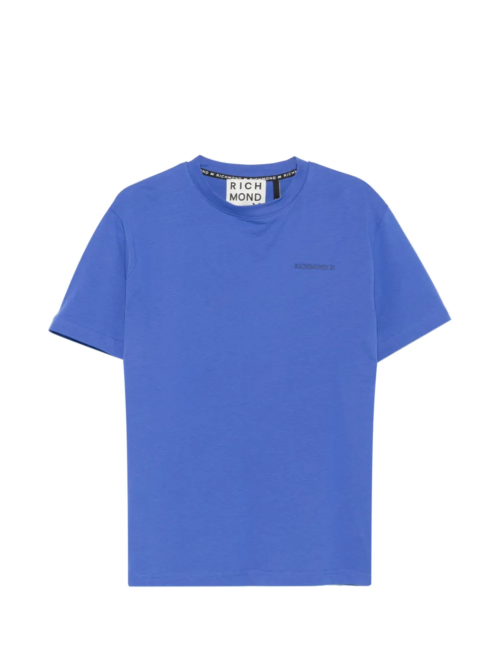 John Richmond logo-detail T-shirt - Blu