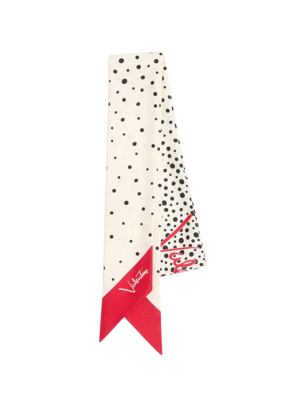 Valentino Garavani silk bandeau scarf - Toni neutri