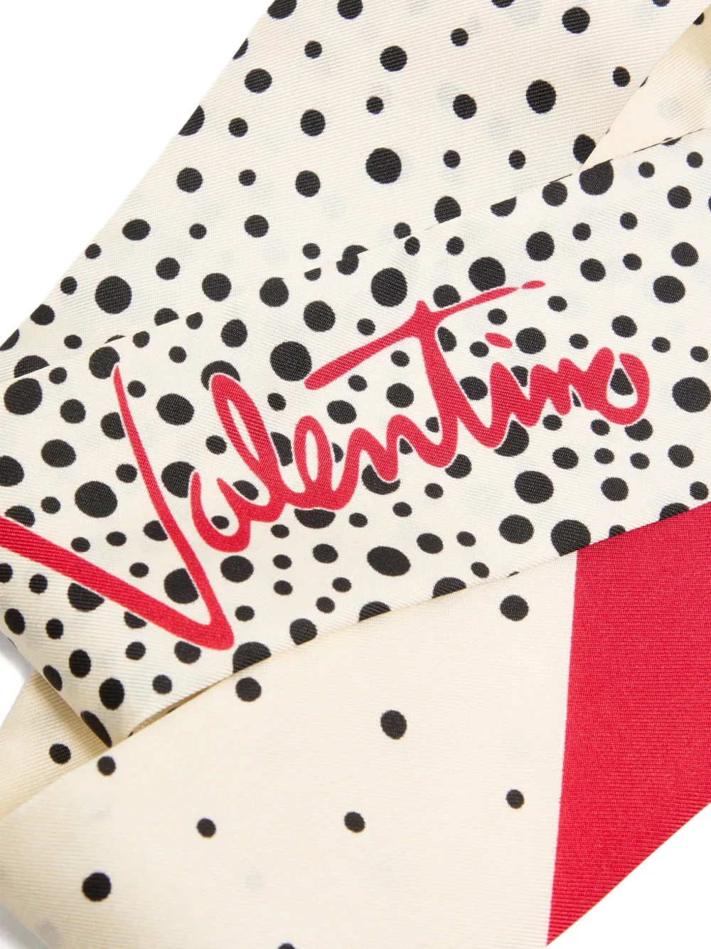 Valentino Garavani Little Stars Starry zijden sjaal Beige