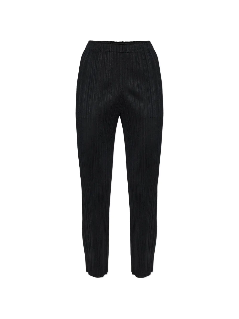 Pleats Please Issey Miyake plissé-effect trousers - Black