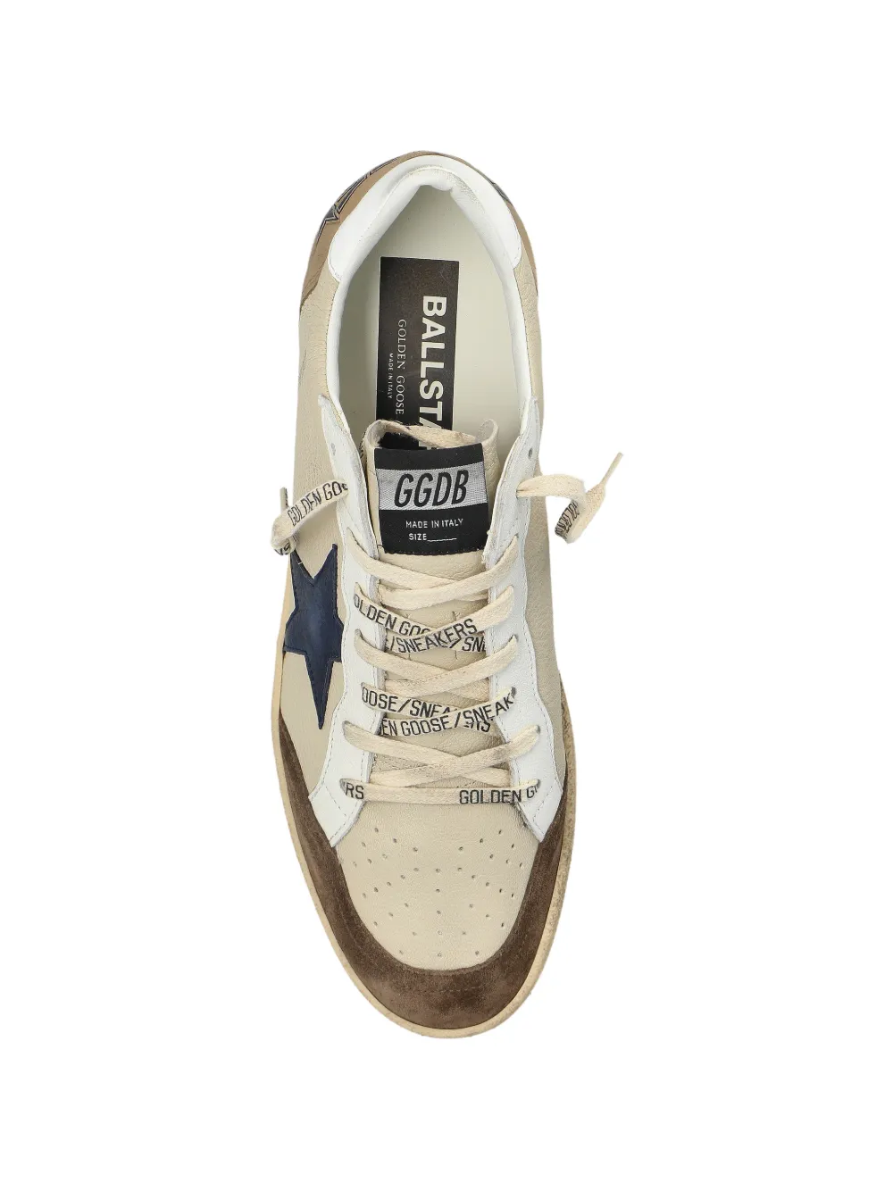 Golden Goose Ball Star sneakers met sterpatch Beige