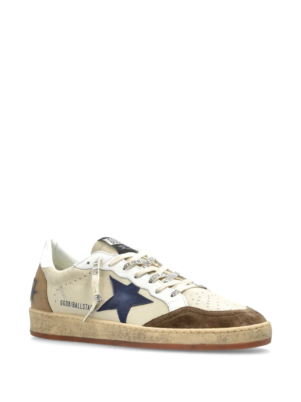 Golden Goose Ball Star sneakers met sterpatch Beige