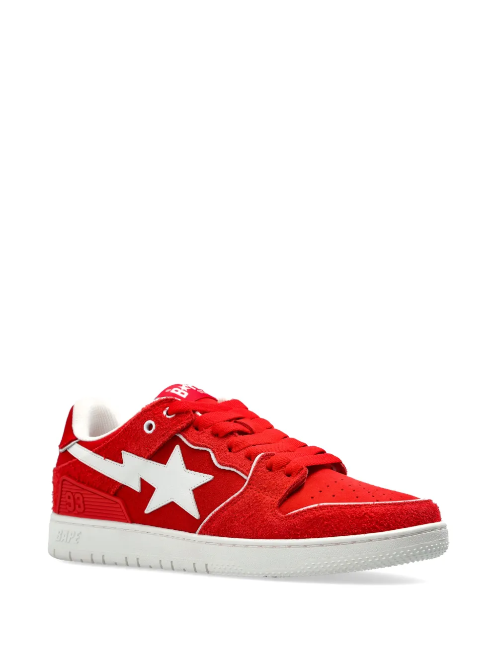 A BATHING APE Sk8 Sta low-top sneakers Rood
