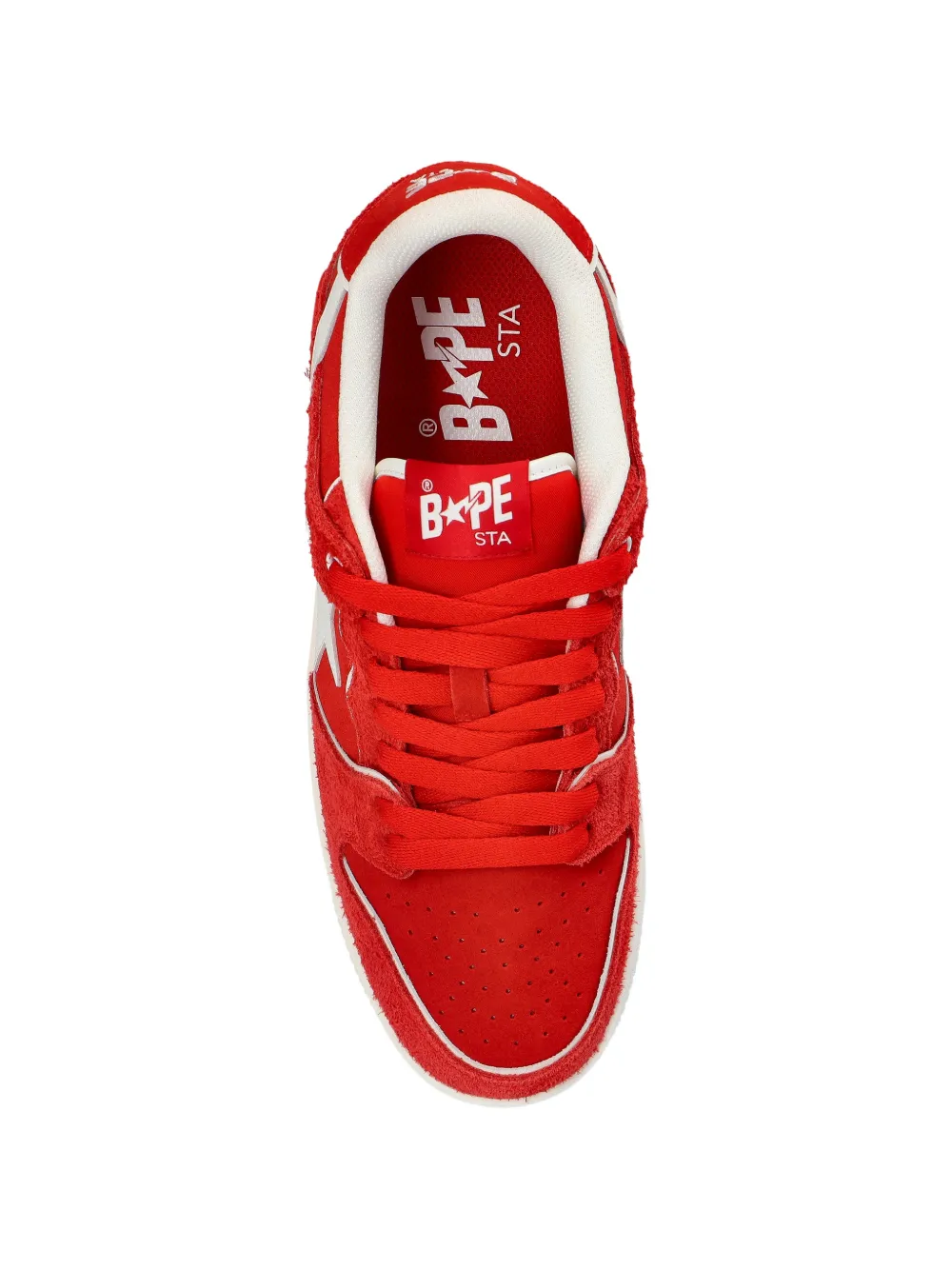 A BATHING APE Sk8 Sta low-top sneakers Rood