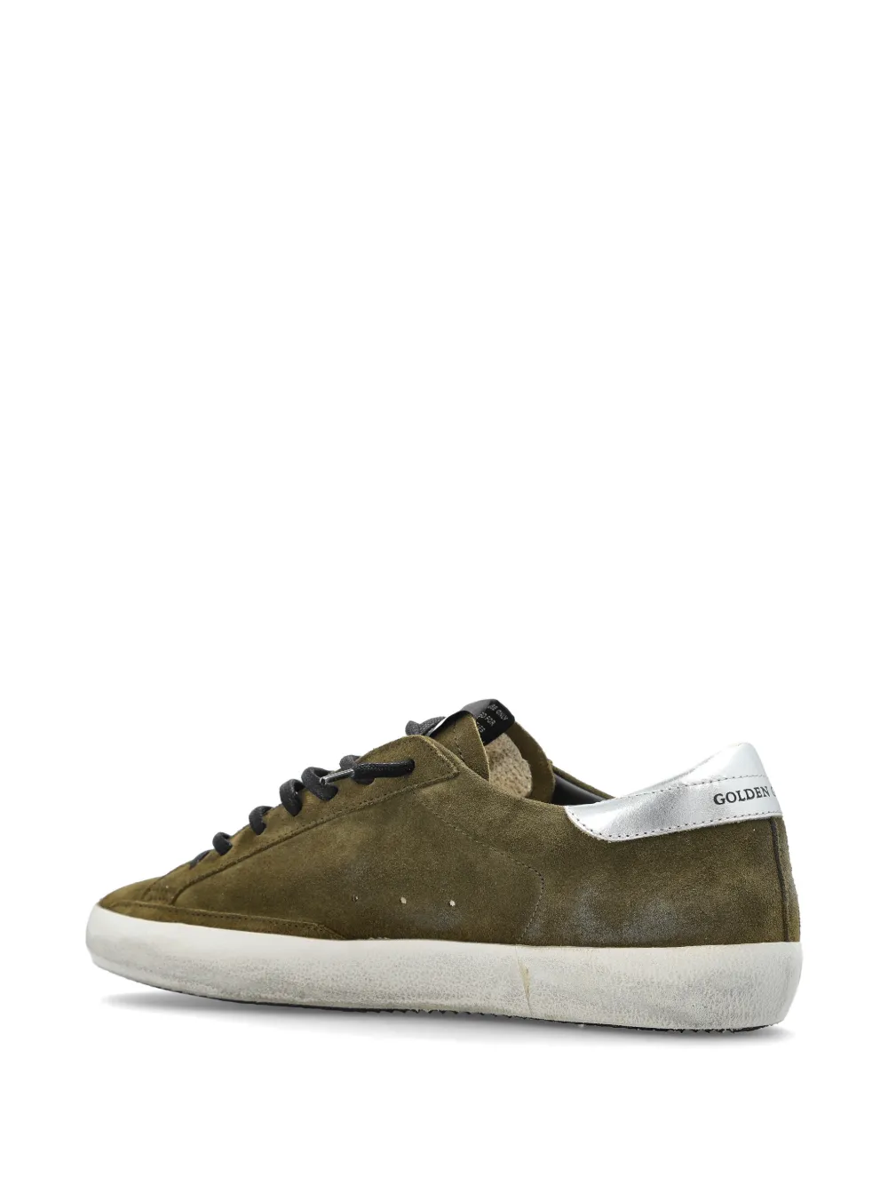 Golden Goose Super-Star sneakers met ster-patch Groen