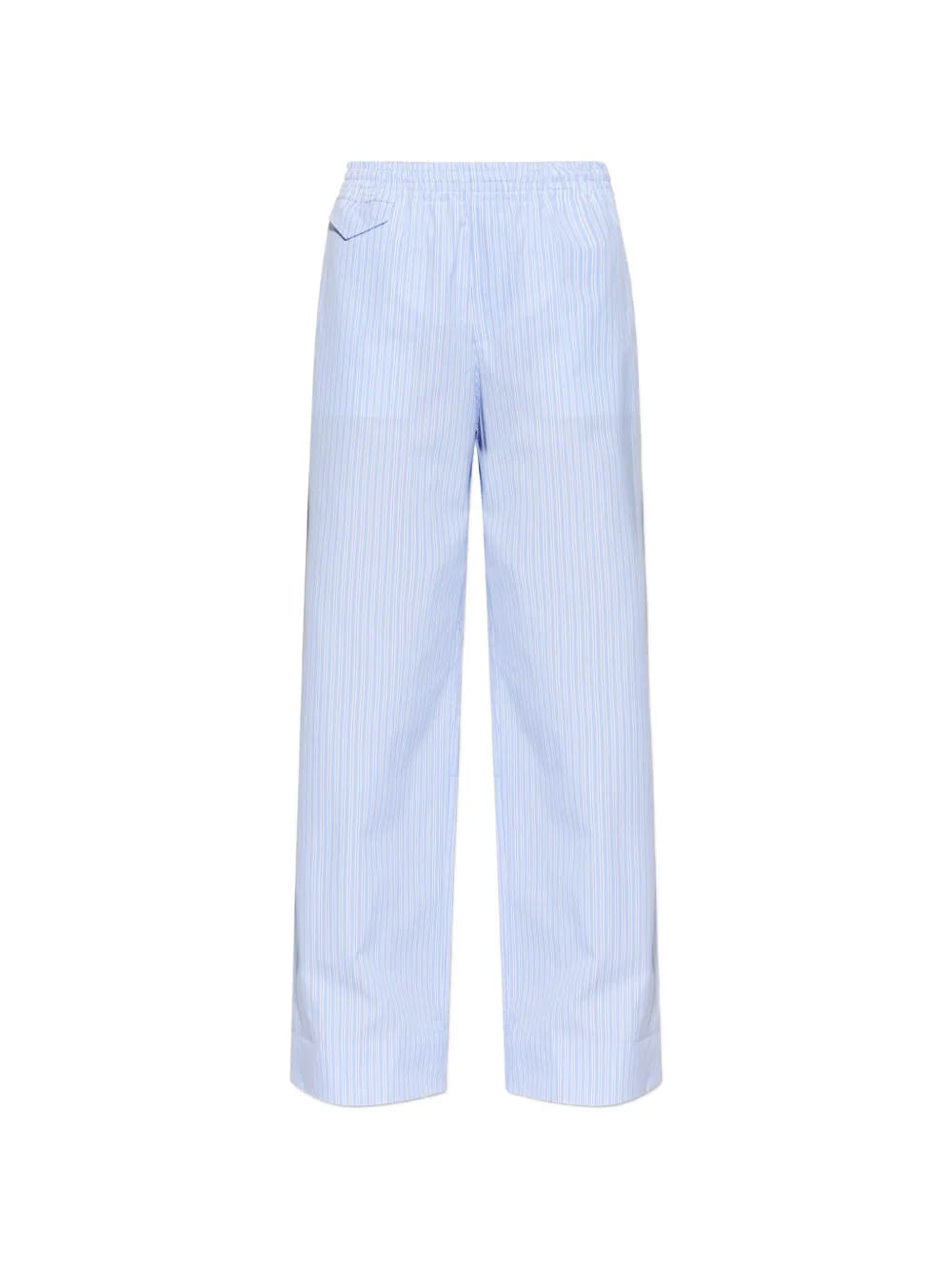 A.P.C. striped wide-leg trousers - Blu