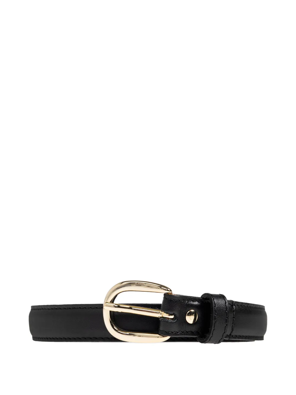 A.P.C. buckle-fastening leather belt - Nero