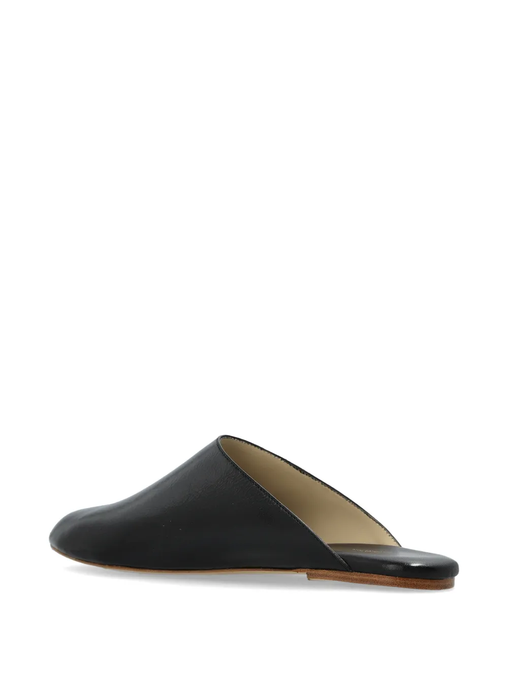 A.P.C. leather mules Zwart