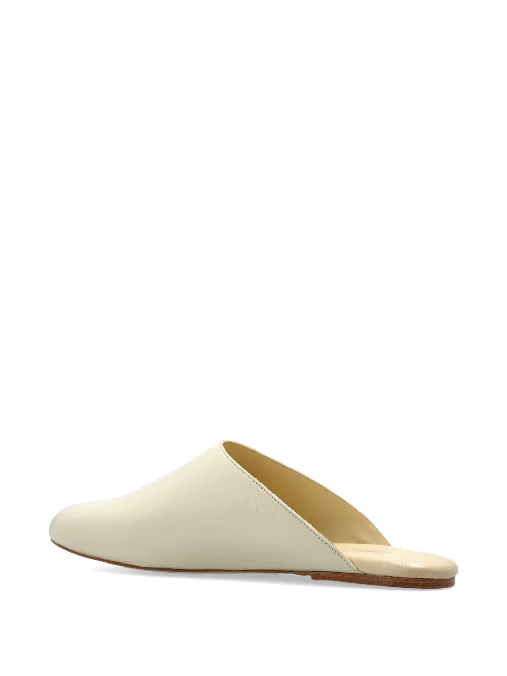 A.P.C. leather mules Beige