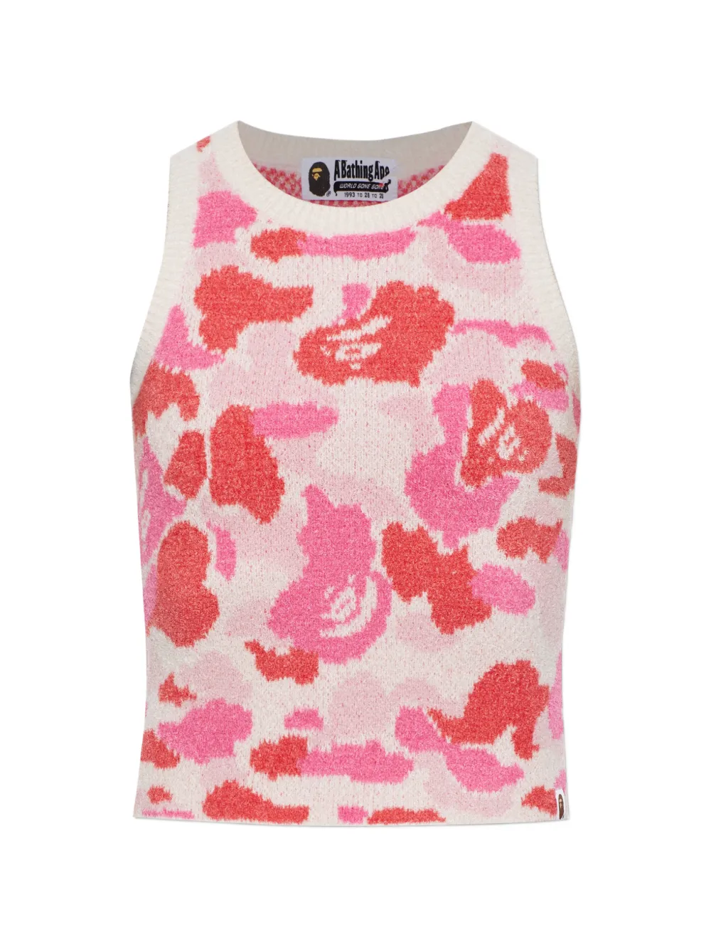 A BATHING APE® camouflage-pattern tank top - Toni neutri