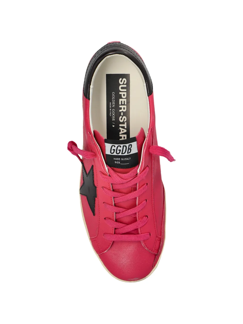 Golden Goose Super-Star sneakers met ster-patch Roze