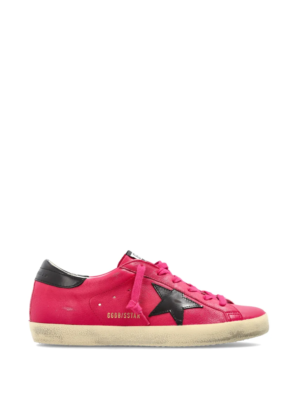 Golden Goose Super-Star sneakers met ster-patch Roze