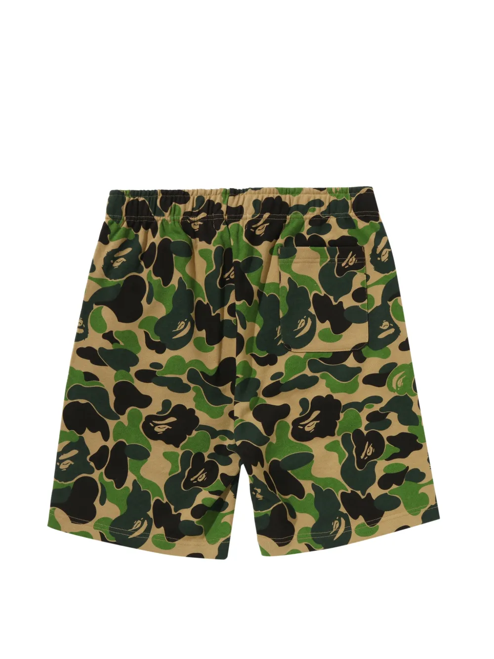 A BATHING APE Shorts met print Beige