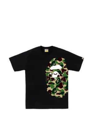 A BATHING APE® カモフラージュ Tシャツ | ブラック | FARFETCH JP